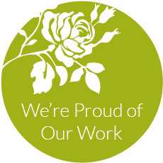 We're Proud of Our Work