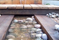 Decking and Water Feature